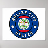 Poster Belize City Belize (Devant)