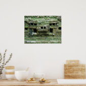 Poster Belize Lamani Maya Ruines Jaguar Masque (Cuisine)