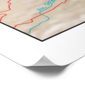 Poster Belize Map (2003) Central America Country (Coin)