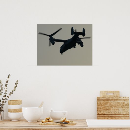 Poster Bell-Boeing V-22 Osprey. (Cuisine)