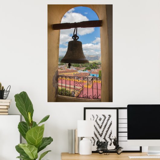 Poster Bell dans une tour d'église, Cuba (Bureau à domicile)