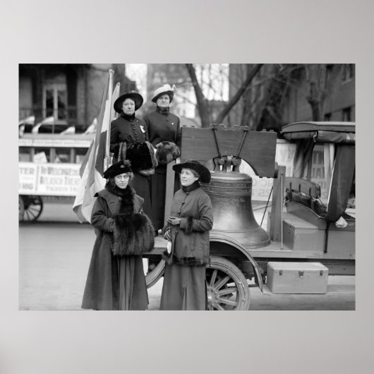 Poster Bell de liberté pour le suffrage : 1916 (Devant)