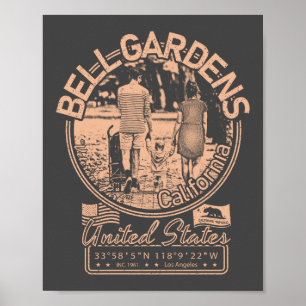 POSTER BELL GARDENS CALIFORNIA - VETERANS PARK
