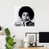 Poster bell hoche le féminisme est pour tout le monde (Bureau à domicile)