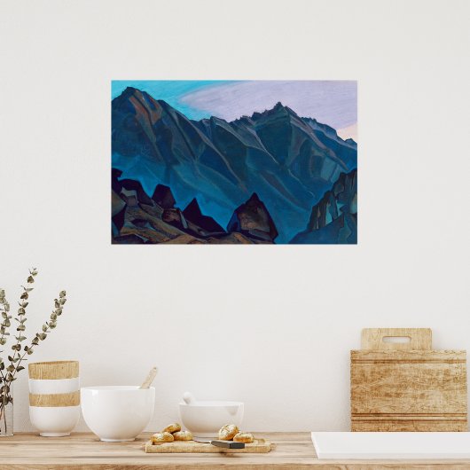 Poster Bell Mountain par Nicholas Roerich (Cuisine)