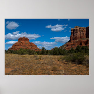 Poster Bell Rock et Courthouse Butte 6533