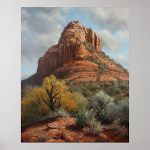Poster Bell Rock Sedona Arizona Peinture Art Imprimer Pos