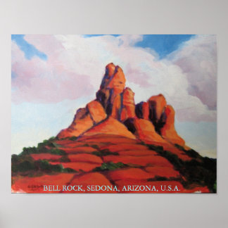 Poster Bell Rock, Sedona, Arizona, USA