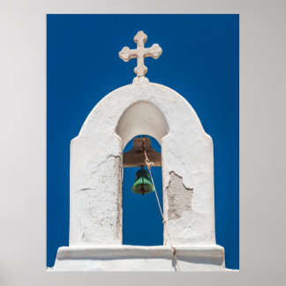 Poster Bell tower of Mykonos