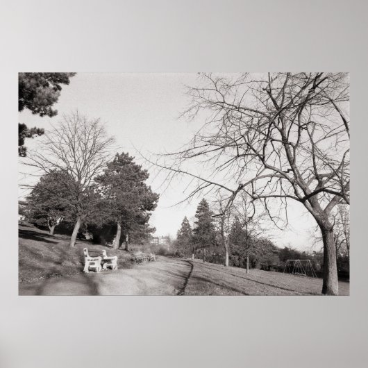 Poster Bell Vue Park, Newport, lun (déc. 1977) (Devant)