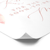 Poster BELLA Blush Bow Tying the Knot Kisses for Mrs. (Coin)