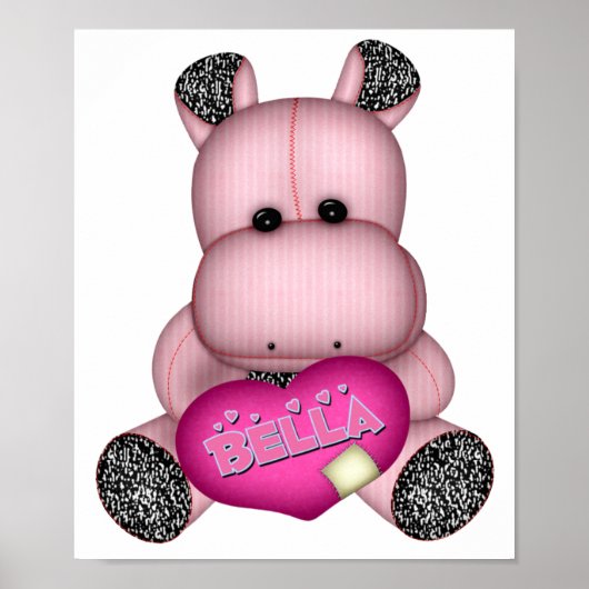 Poster Bella Hippo (Devant)