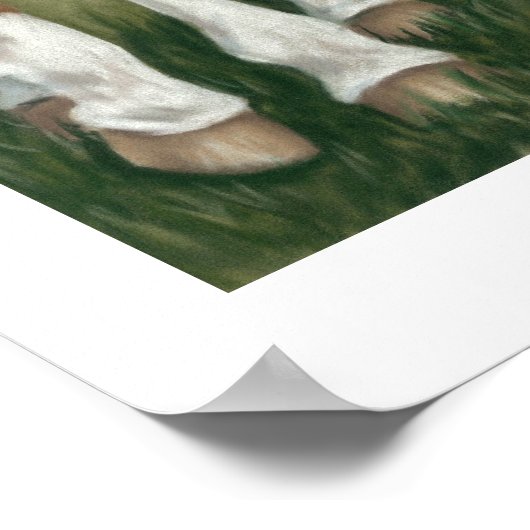 Poster Bella Sara Leonardo et Sarah - imprimer (Coin)