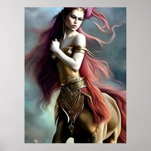 Poster Belladria - AI Imaginaire Art numérique d'impressi