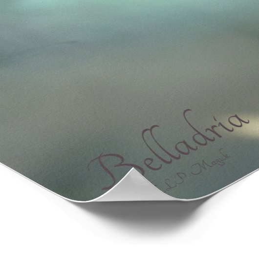 Poster Belladria - AI Imaginaire Art numérique d'impressi (Coin)