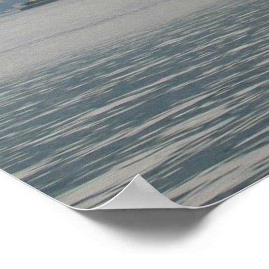 Poster Bellagio dans l'affiche du brouillard (Coin)