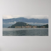 Poster Bellagio dans l'affiche du brouillard (Devant)