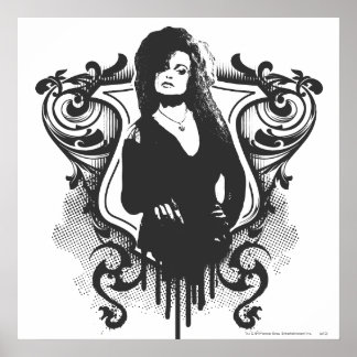 Poster Bellatrix Lestrange Dark Arts Design