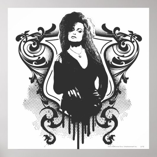 Poster Bellatrix Lestrange Dark Arts Design (Devant)