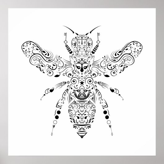 Poster belle abeille (Devant)