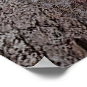 Poster Belle allée à Santorin, Grèce (Coin)