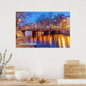 Poster Belle Amsterdam, Pays-Bas (Cuisine)