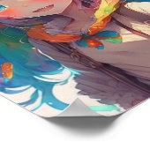 Poster Belle Anime Arc En Ciel (Coin)