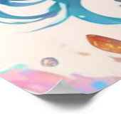 Poster Belle Anime Arc En Ciel (Coin)