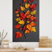 Poster Belle applique d'automne (Cuisine)