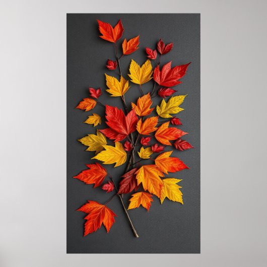 Poster Belle applique d'automne (Devant)