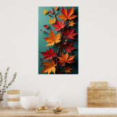 Poster Belle applique d'automne (Cuisine)