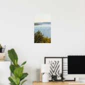 Poster Belle aquarelle Abstraite du lac Supérieur (Bureau à domicile)