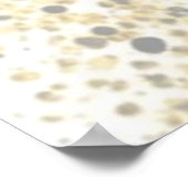 Poster Belle aquarelle Ballerina femme en or (Coin)