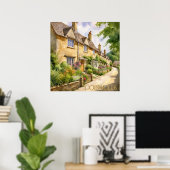 Poster Belle aquarelle dans Cotswolds Travel (Bureau à domicile)