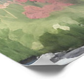 Poster Belle aquarelle du New Jersey (Coin)