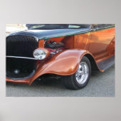 Poster Belle auto classique bronze (Devant)