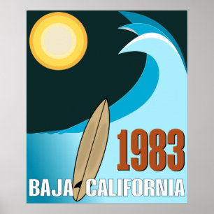 Poster belle baja californie