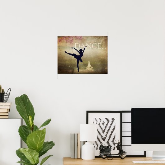 Poster Belle Ballerina et Danse de Swan (Bureau à domicile)