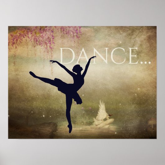 Poster Belle Ballerina et Danse de Swan (Devant)