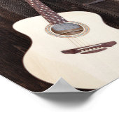 Poster Belle Basse Guitare (Coin)