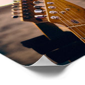 Poster Belle Basse Guitare (Coin)
