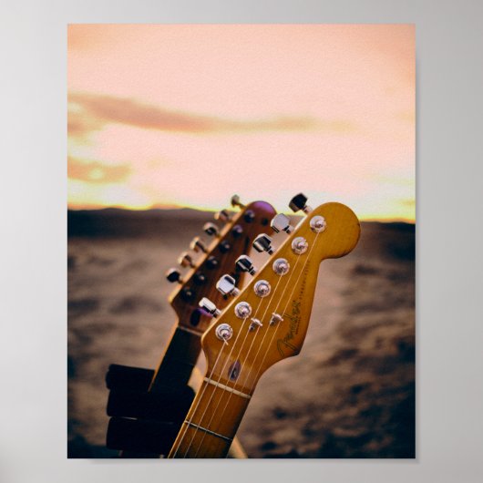 Poster Belle Basse Guitare (Devant)
