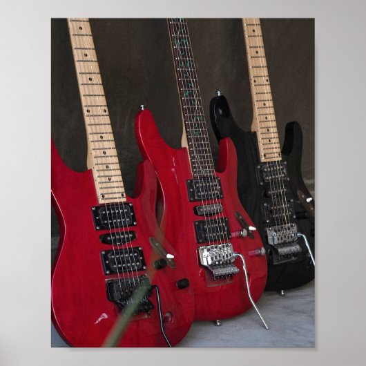 Poster Belle Basse Guitare (Devant)