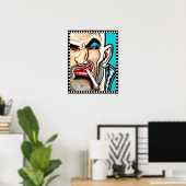 Poster Belle Bête/Gros Plan (Bureau à domicile)