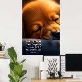 Poster Belle Bible de Chiot (Bureau à domicile)