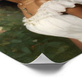 Poster Belle Black Girl Portrait Bloomcore Art (Coin)