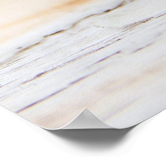 Poster Belle Bleue Simple Oubliez-moi-pas Fleurs (Coin)