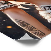 Poster Belle Blonde Tribal Princesse (Coin)