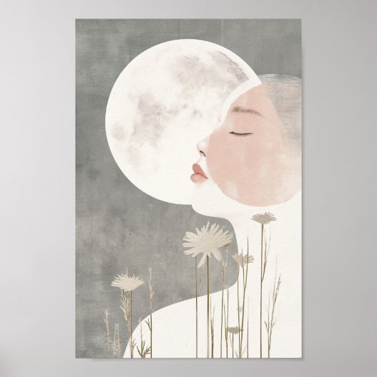 Poster Belle Boho Woman (Devant)
