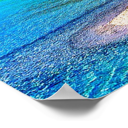 Poster Belle Bora Bora, Polynésie Française (Coin)